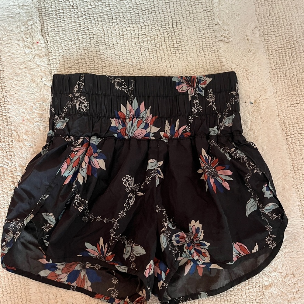 Free People Black High Waist Shorts